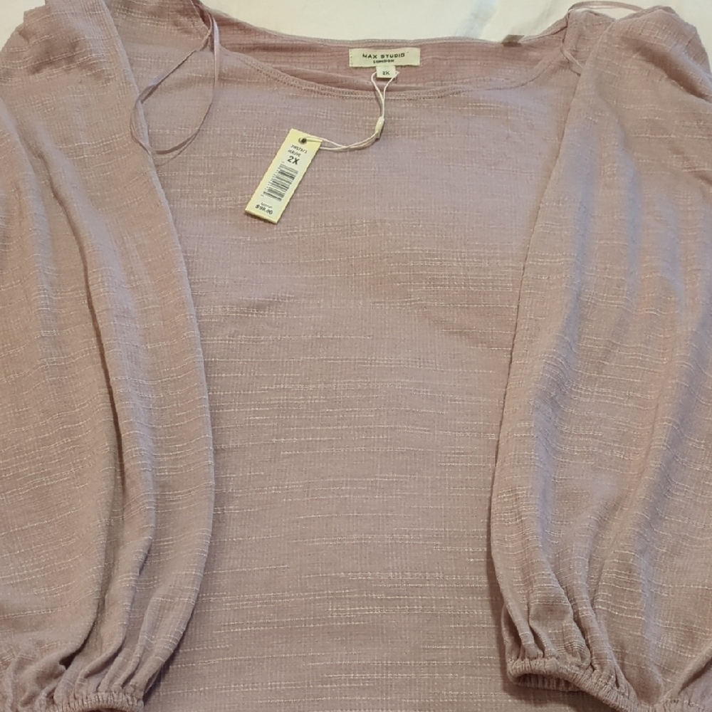 Max Studio Soft Purple Blouse